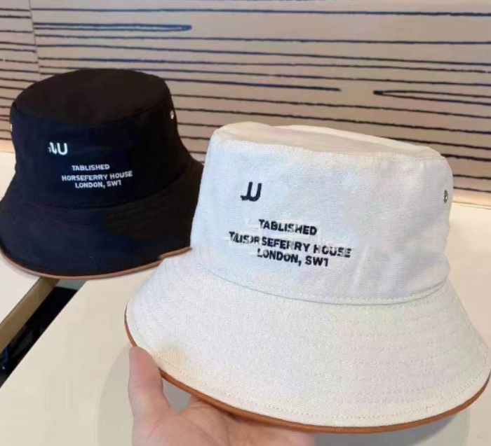 

Letters Figure Flattering Stylish Thin Outdoor Travel Bucket Hat Horse Ferry Pattern Cotton Bucket Hats, Aspic