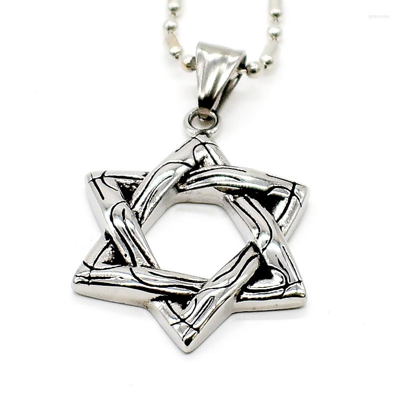 

Pendant Necklaces AMUMIU Star Of David Charm Necklace Chain Statement Jewelry Valentine's Day Gifts HP248