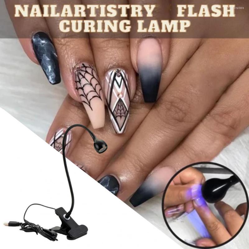 

Nail Dryers Counterfeit Detector Lamp LED Simple Operation Compact Ultraviolet UV Desk Mini Gel Light For Manicure, Black