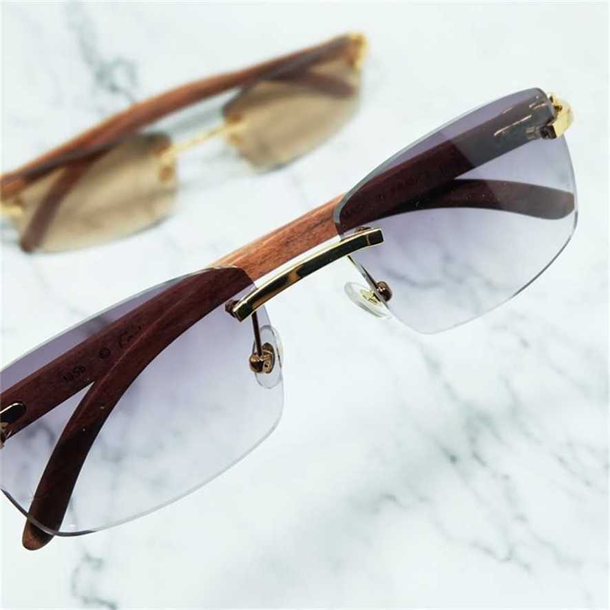 

Wood Sunglasses Men Carter Designer Glasses Luxury Square Shades For Women gafas de sol 3mm Lens Eyewear
