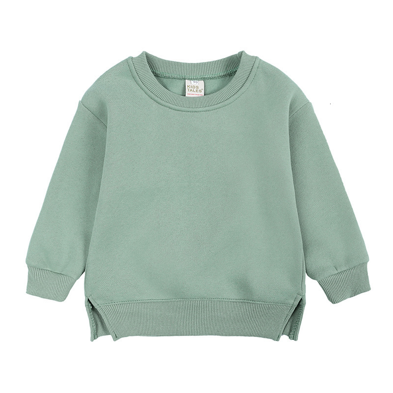 

Hoodies Sweatshirts 1-7T Toddler Kid Sweatshirt Autumn Winter Boys Girls Clothes Infant Warm Velvet Hoodies Casual Plain Loose Pullover Top Outfit 230313
