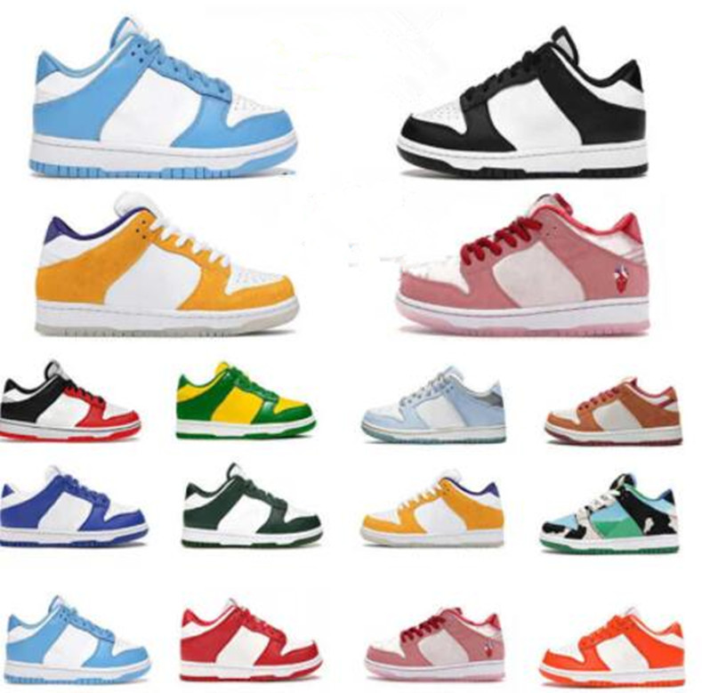

NIK Chunky Kids shoe dunks sb low shoes Athletic Boy Girls White Panda children sports sneakers designer walking basketball trainers toddler infants 25-35 3#kl