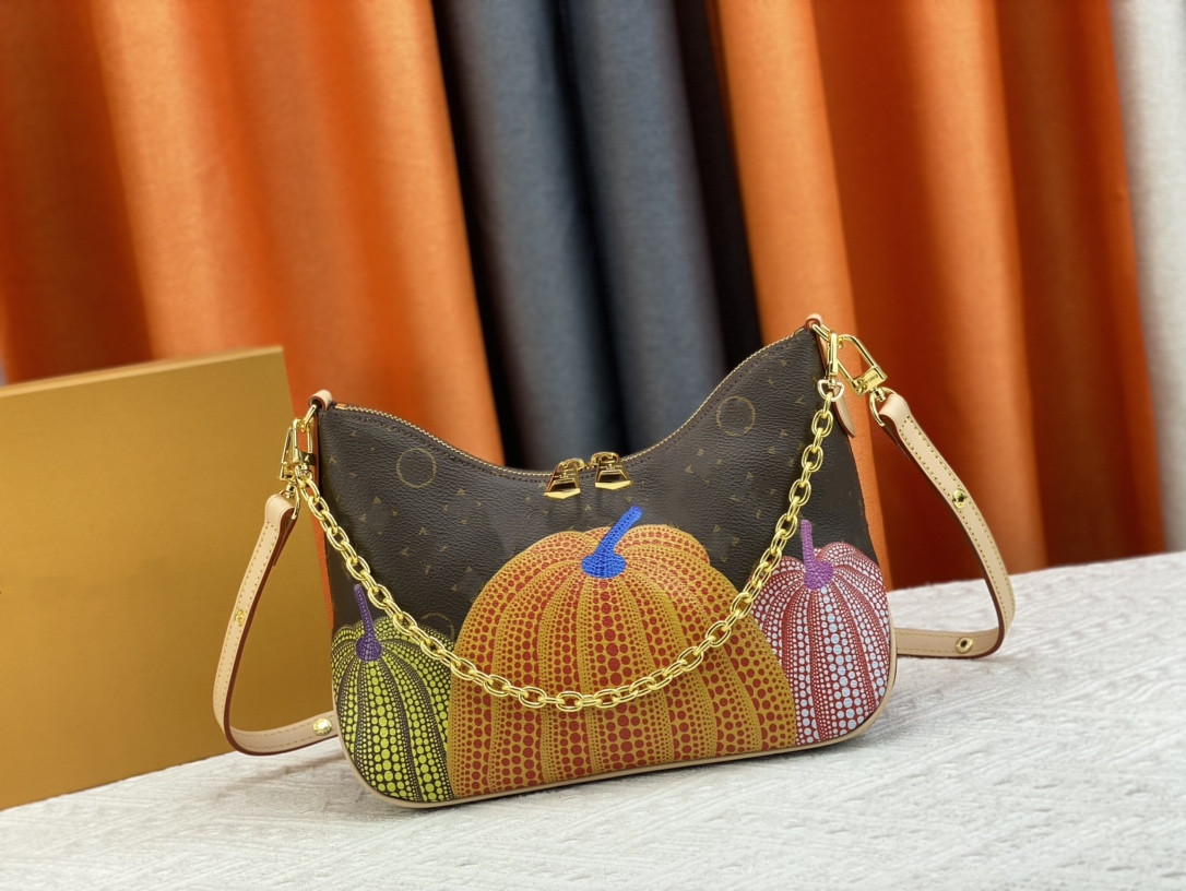 

L Designer handbags shoulder bag BOULOGNE M45831 M45832 leather women crossbody bags designer handbag purse wallet with chain mens tote bag Odeon handbags Dhgate, Brown flower