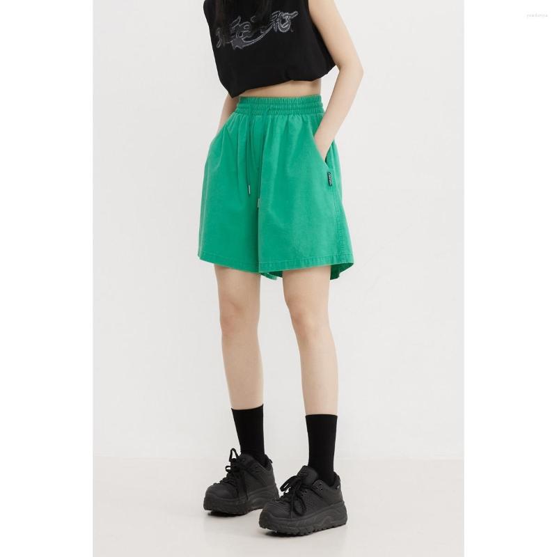 

Women' Shorts THELIGHT 2023 Women' Small Retro Solid Red And Green Khaki Cotton, Army green