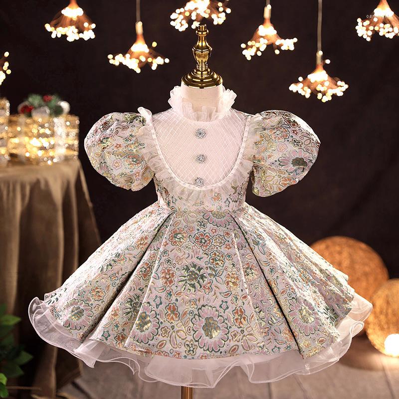 

Ethnic Clothing Kids Girl Wedding Party Pageant Formal Dress Flower Girls Christmas Princess Prom Little Baby Birthday