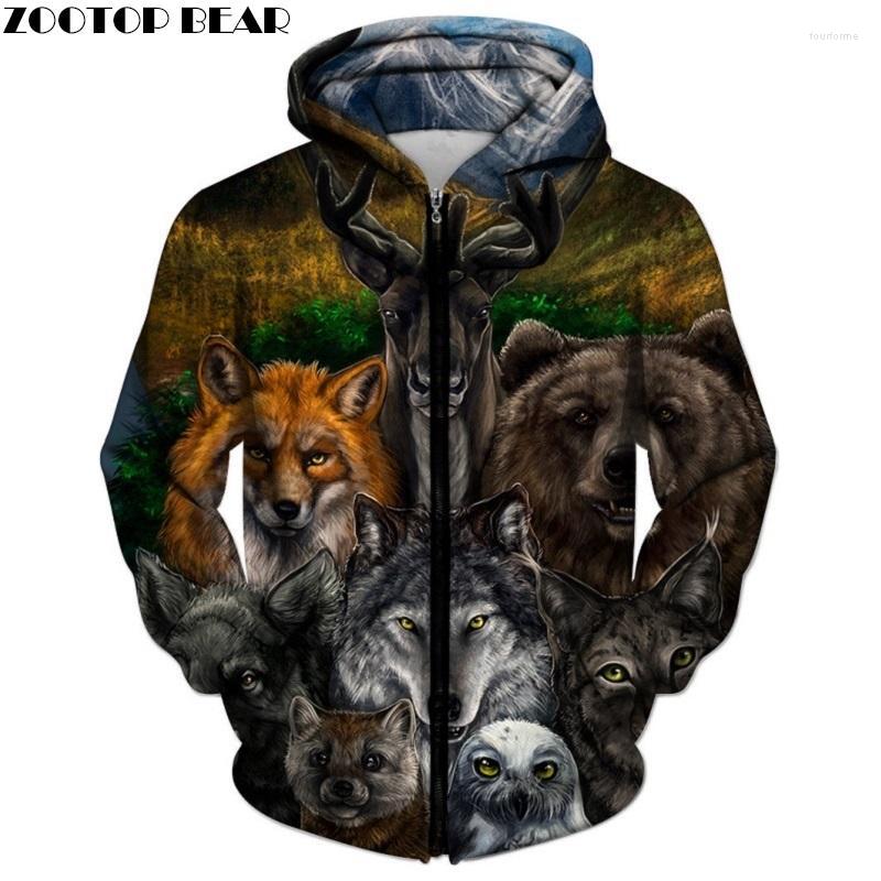 

Men' Hoodies Animal Printed Zipper Brand 3d Men Unisex Sweatshirts 6XL Autumn Pullover Casual Tracksuits, Af1605