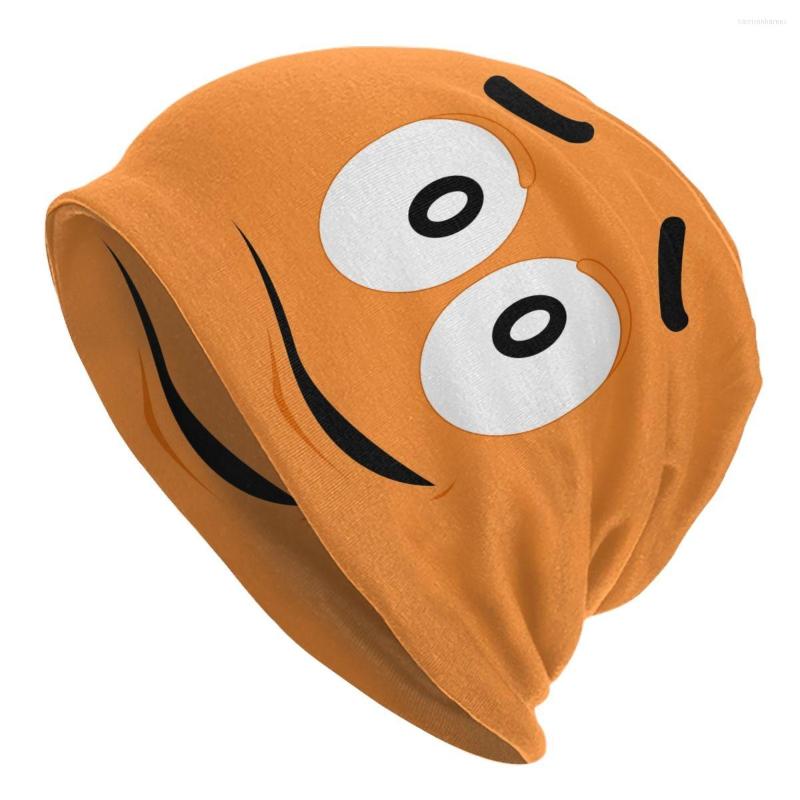 

Berets Cartoon Chocolate Orange Candy Faces Beanie Cap Unisex Winter Warm Bonnet Homme Knit Hat Outdoor Ski Skullies Beanies Hats, 16
