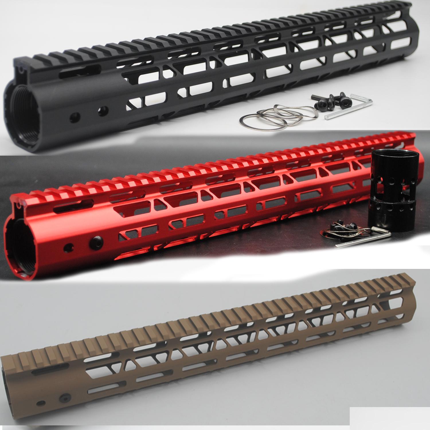 

Others Tactical Accessories 15 Inch Length Mlok Handguard Rail Float Mount System Black / Red Tan Color Fit 223/5 56 Rifle Drop Deli Dhzcg, Tpyes