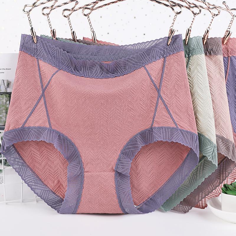 

Women's Panties Ladies Plus Size Cotton Lace High Waist Summer Shorts