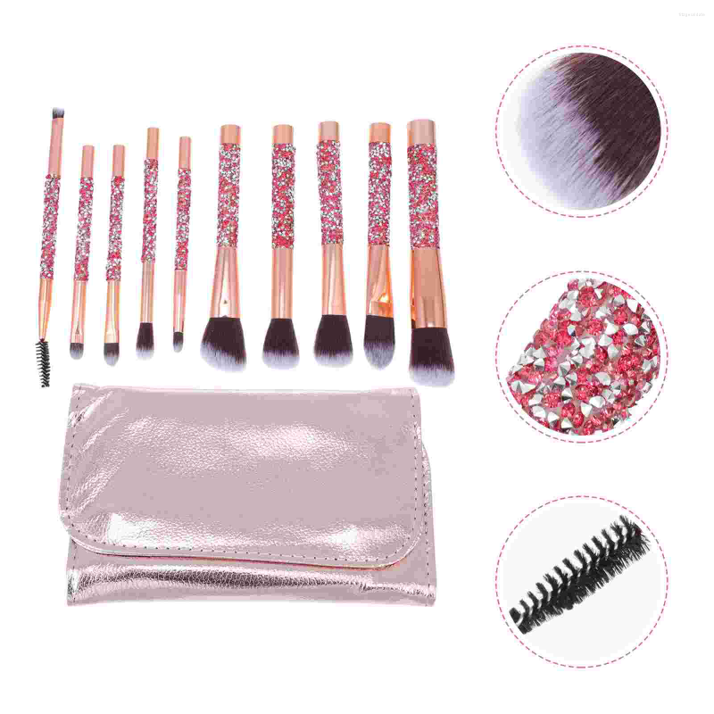 

Makeup Brushes Brush Face Set Blush Concealer Handheld Eyeshadow Kabuki Blending Foundation Portable Kit Supplies Loose