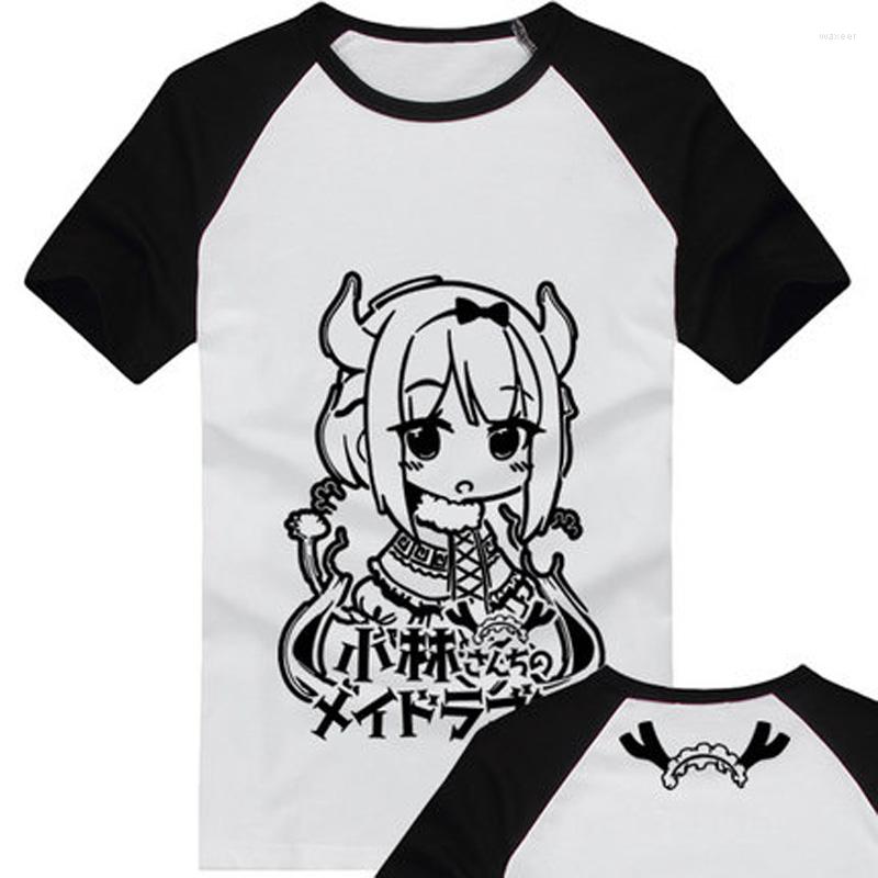 

Men's T Shirts Kobayashi-san Chi No Maid Dragon Shirt Kanna Cosplay Tops Tees Anime T-shirt, 04