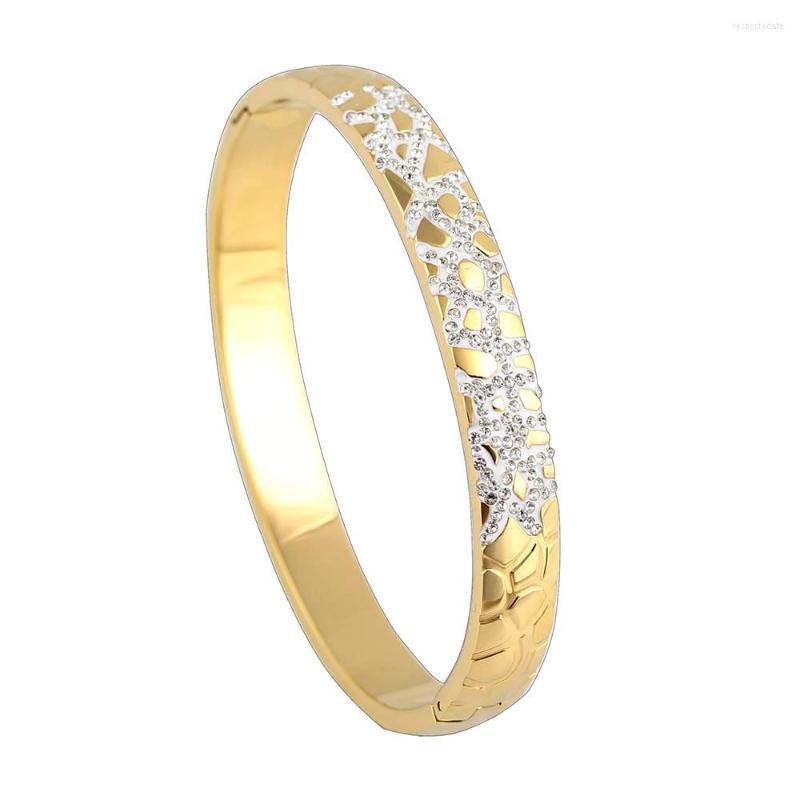 

Bangle Irregular Diamond Pattern Flash Light Luxury Bracelet