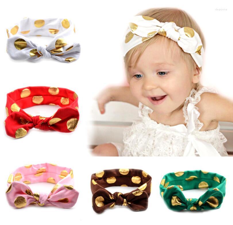 

Hair Accessories 1 Piece MAYA STEPAN Headwrap Baby Headbands Headwear Girls Dot Bow Tie Hairband Head Band Infant Born, White