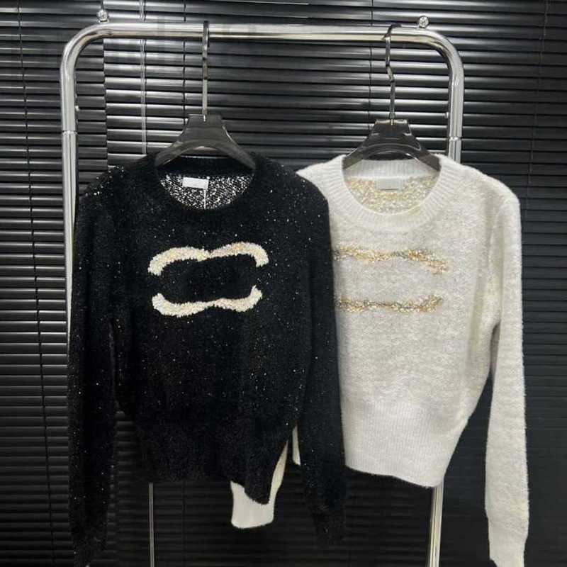 

Women' Sweaters Designer 23ss Fashion Women brand Knitted Slim Sweater Round collar womens Autumn Winter High-quality clothess a1 AYC5, White