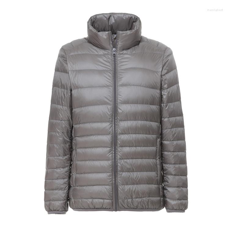 

Men' Down Autumn And Winter 2023 90 White Of Products In Duck Short Stand Collar Lightweight Jacket, Black