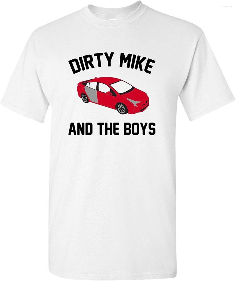 

Men's T Shirts Dirty Mike And The Boys-Funny Shirt 2023 Summer Harajuku Print Tshirt Cotton Streetwear Cool Tees Breathable T-Shirts, Gray