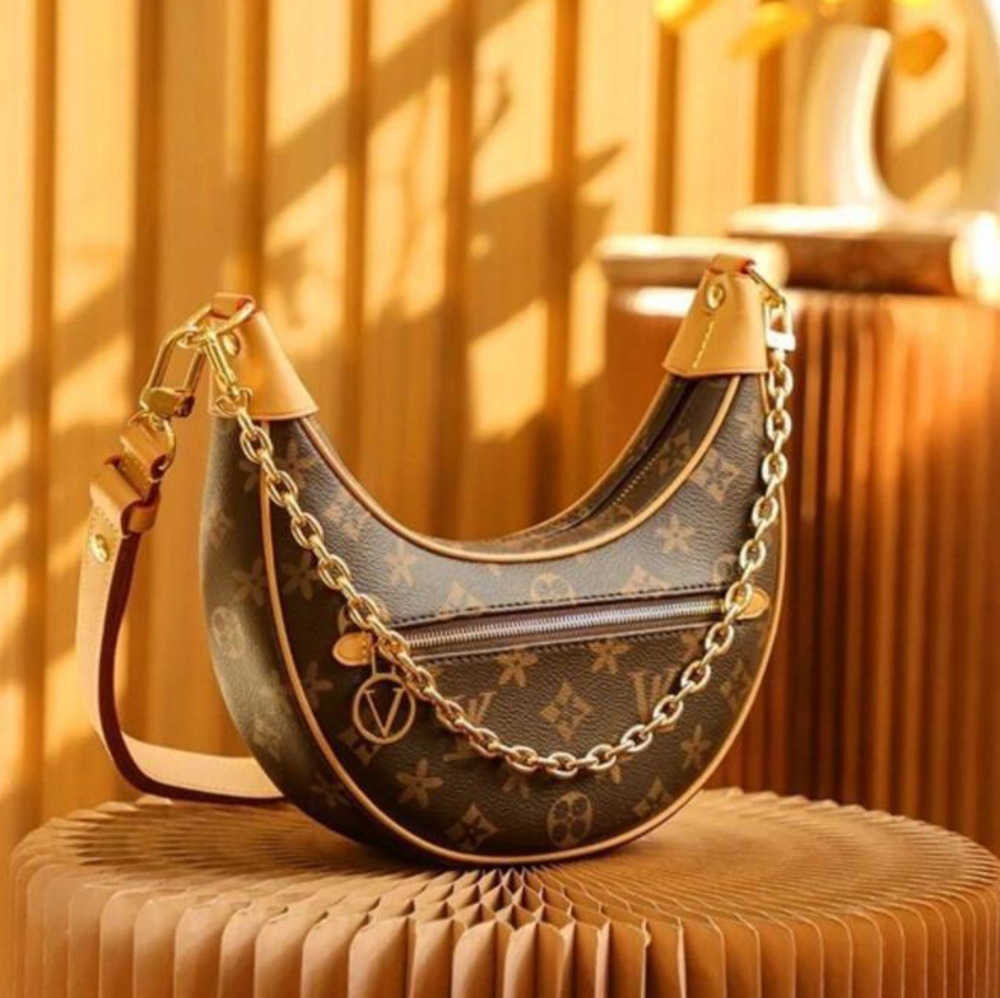 

Evening Bags luxury designers Handbags Purses Bag Brown flower Tote Letter Leather Shoulder Bags crossbody bag moon purse clutch wallet phone holders