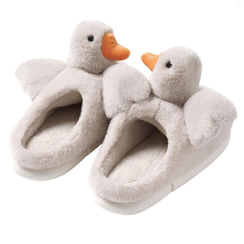 

Slippers Mens With Arch Support Couples Men Slip On Furry Plush Flat Home Winter Round Toe Keep Warm Cartoon 7, Yellow-2