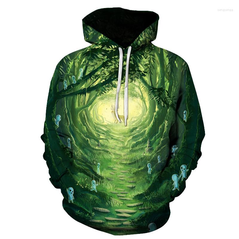 

Men' Hoodies 2023 Men Anime Elf Forest 3D Digital Printing Sweatshirts Womens Casual Harajuku Street Clothing PulloverS -6XL, Wy-1041
