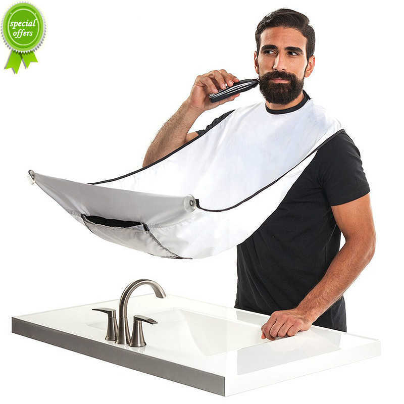

New Shaving Apron for Man Beard Shaving Apron Care Bib Face Shaved Hair Adult Bibs Shaver Cleaning Hairdresser Gift Clean Apron
