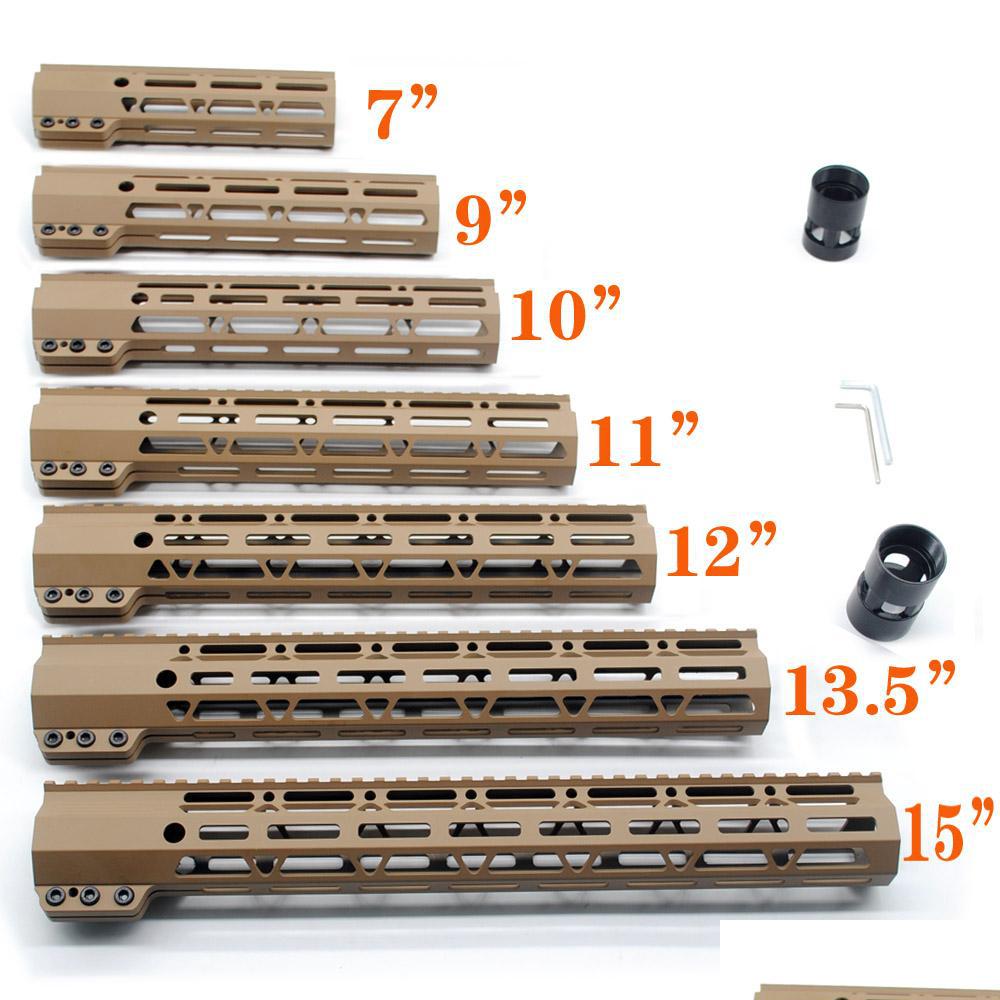 

Others Tactical Accessories Tan Printed 7910111213 5 15 Inch Mlok Clamp Style Handguard Rail Float Mount System Drop Delivery Gear Dh9Bm