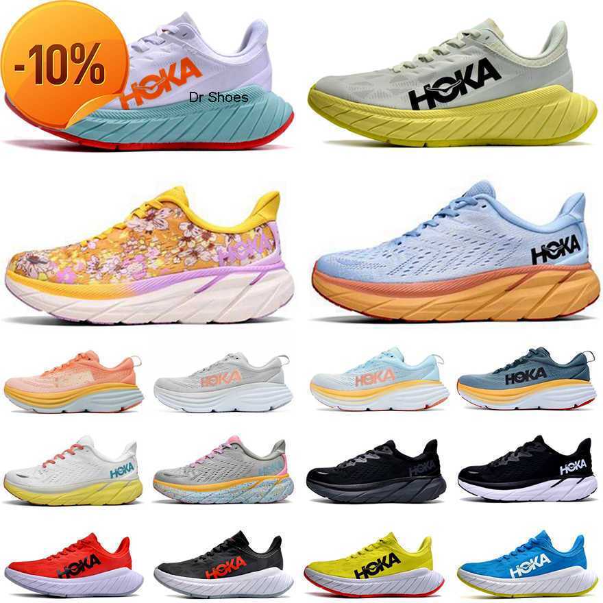 

new 2023 Hoka one Bondi 8 CARBON X2 Running Shoe Clifton 8 training Sneakers Accepted lifestyle Shock absorption highway Designer hokas