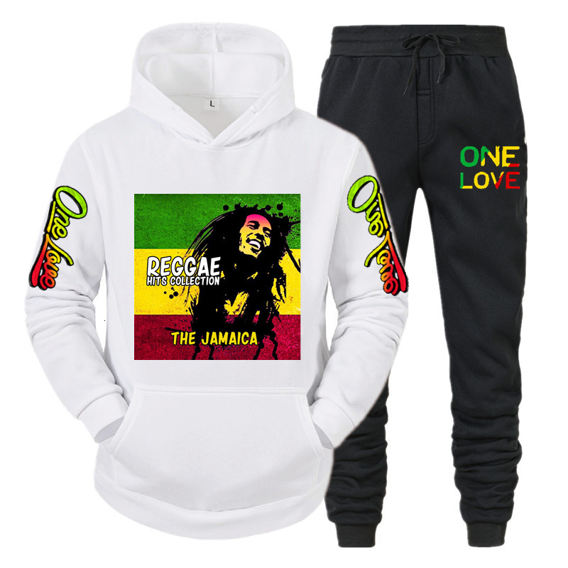 

Men's Tracksuits LadiesMen's Hoodie Bob Legend Reggae One Love Print Sweatshirt Winter Fashion Casual Top Long Sleeve Pants Suit Clothes 230311, 14