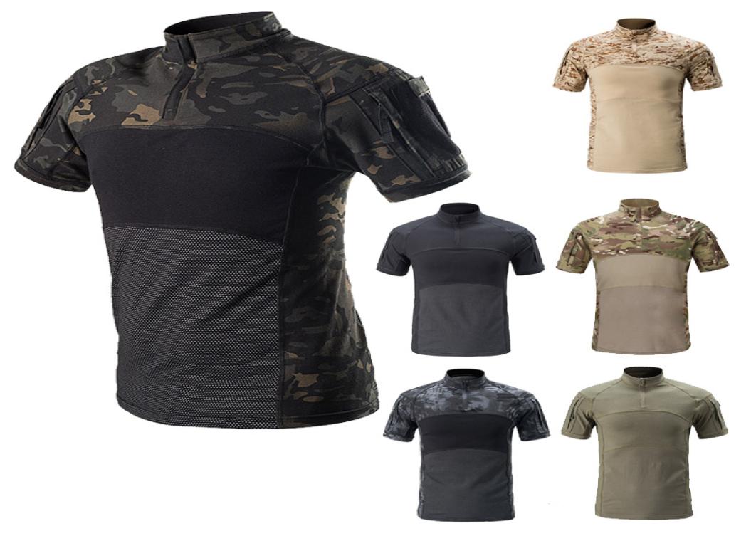 

Outdoor Camouflage T Shirt Hunting Shooting US Battle Dress Uniform Tactical BDU Army Combat Clothing Camo Shirt NO050145435968, Cp