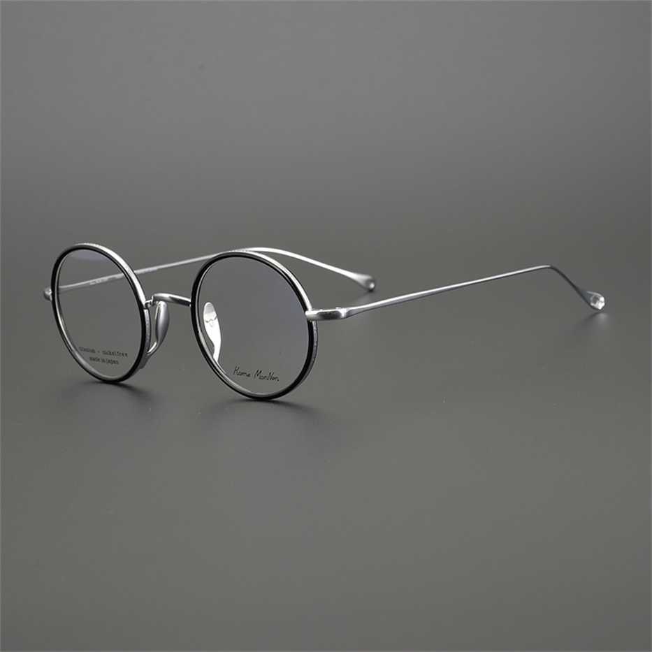 

Sunglasses 2023 new Japanese style temperament manual literature art round myopia glasses full frame men's and women's fashion