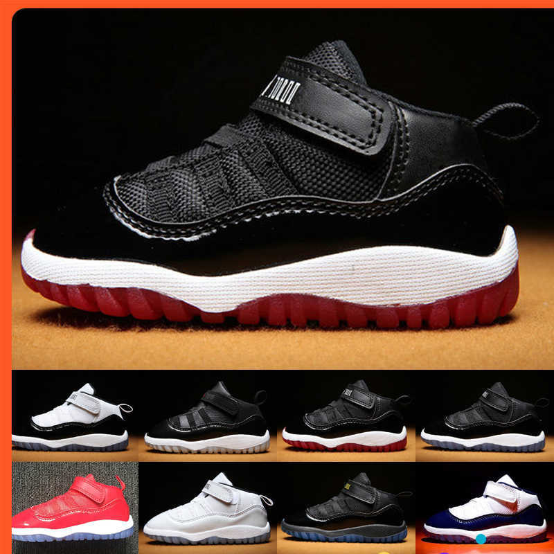 

shoes Retro basketball Toddler infant unc win like 82 Jumpman 11 xi straps mid kids to kid boy girl children 11s concord michael sneakers, As photo 4