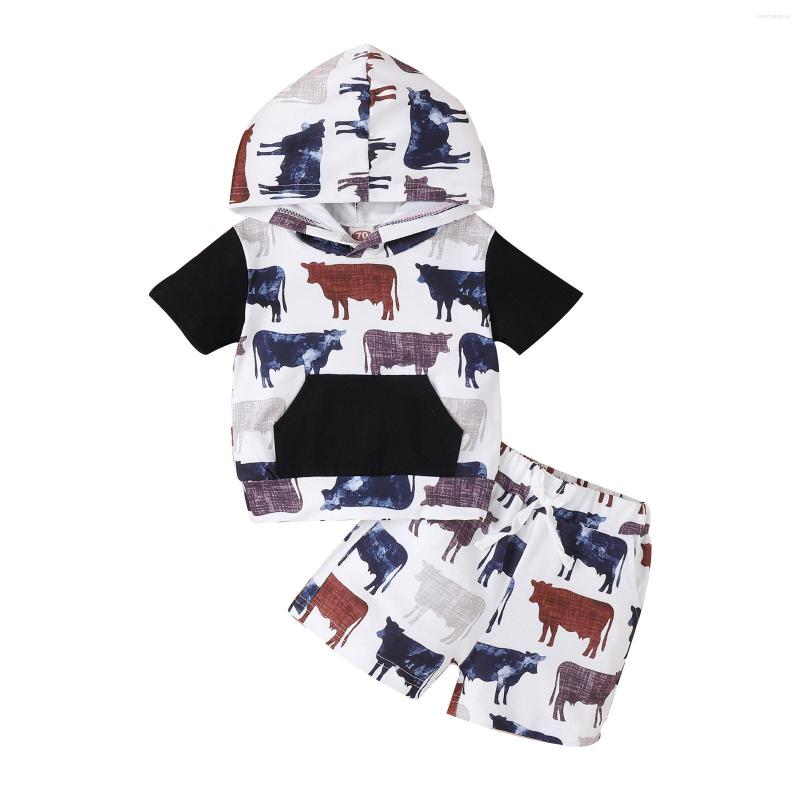 

Clothing Sets Girl Bodysuit Set 3 6 Month Baby Toddler Boys Girls Short Sleeve Cartoon Prints Hoodie T Shirt Tops Staff For, White