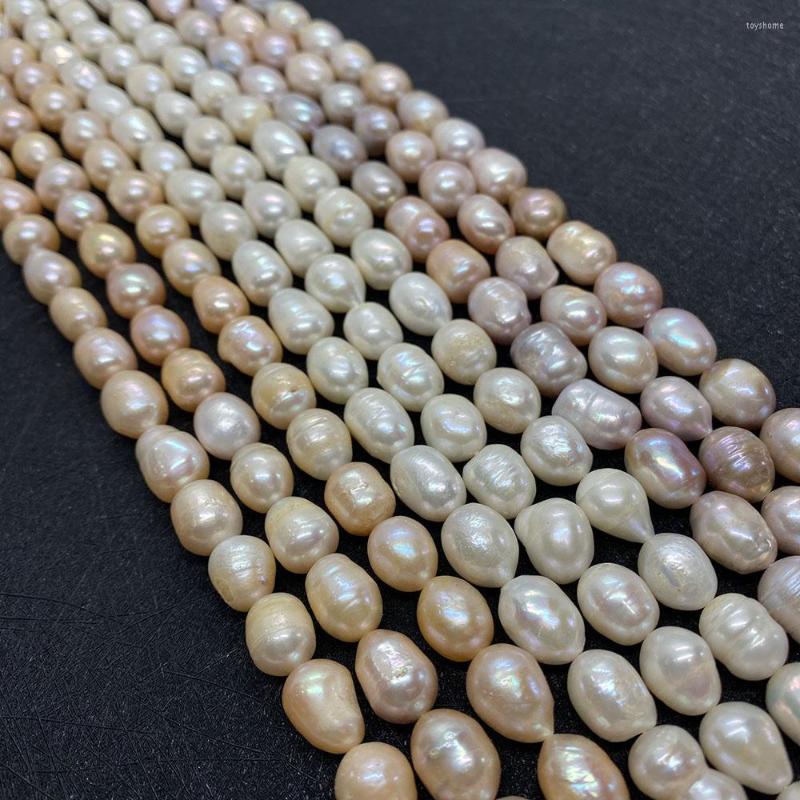 

Beads Brand Natural Freshwater Pearls For DIY Jewelry Making Rice-shaped Pearl Loose Bracelet Necklace Accessories 10-11 Mm