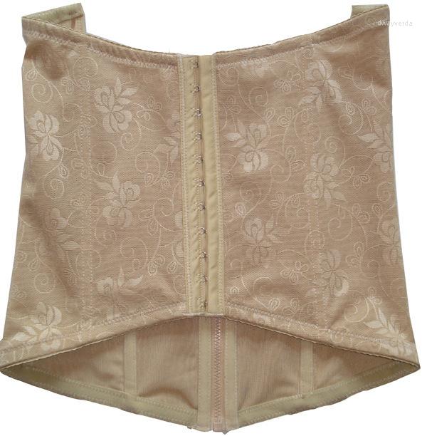 

Women' Shapers Zip And Clip Waist Trainer Vest Corset Cinchers With Row Hook Body Shaper Fajas Reductoras Plus Size, Beige