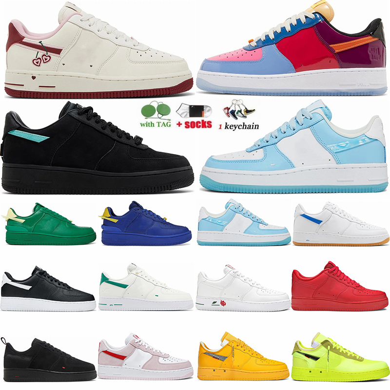 

Tiffany X One Shoes 07 Triple Black White Total Orange AMBUSH Pine Green Celestine Blue UV Reactive MCA Mens Womens Designer Sneaker Dhgate Trainers