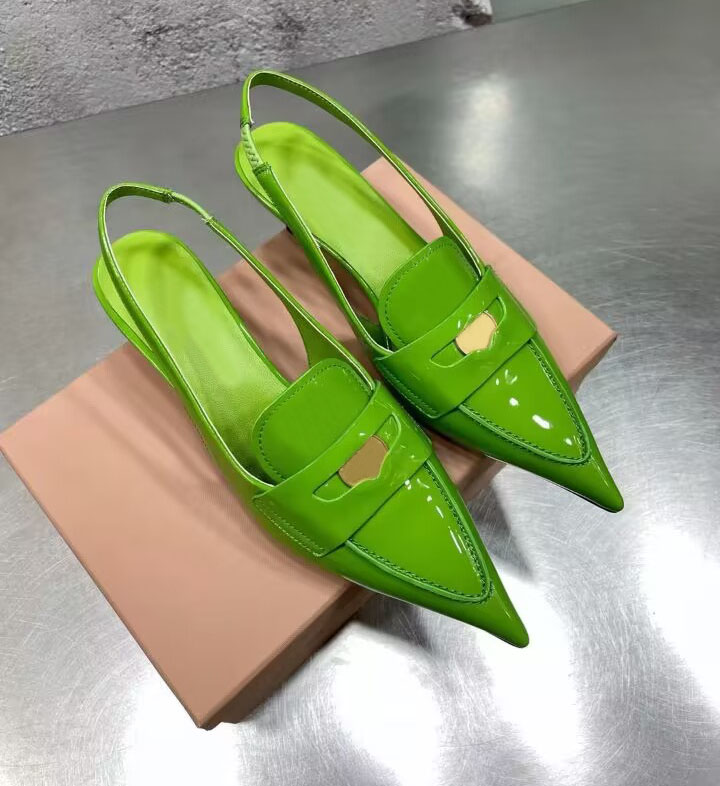 

Gold Coin Women's Designer Dress Shoes Fashion Genuine Leather Sewn High Heels 5.5 cm Luxury Show Sexy Party Wedding Dress Shoes Matching Box 35-40, 9#