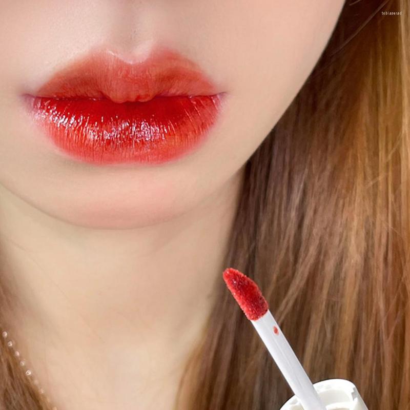 

Lip Gloss Cute Mirror Lipstick Makeup Matte Texture Waterproof Long Lasting Sweat Resistant Rich Color Silky Glaze Tint Maquillaje, 04