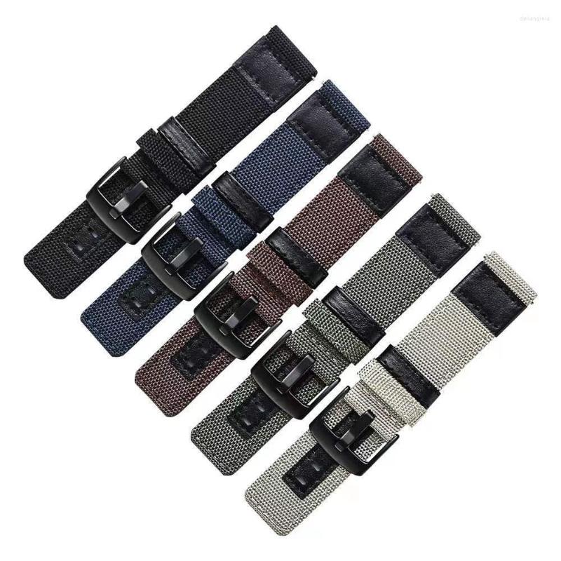 

Watch Bands Retro Handmade Leather Watchband 18mm 20mm 22mm Italy Imported Wax Cowhide Hand Watchchain Universal