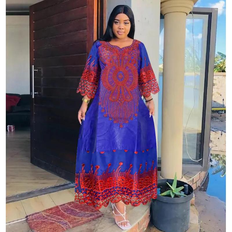 

Ethnic Clothing H&D African Clothes For Women Tradition Wedding Party Embroidery Lace Bazin Riche Dresses Boubou Marocain Femme Vetement