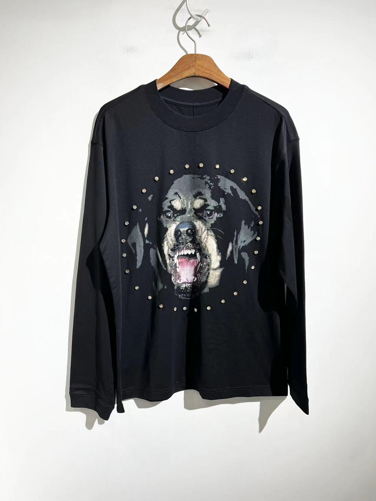 

GV T-shirt Men Women 1:1 Animal Print GV Short Sleeved Shirt, Black