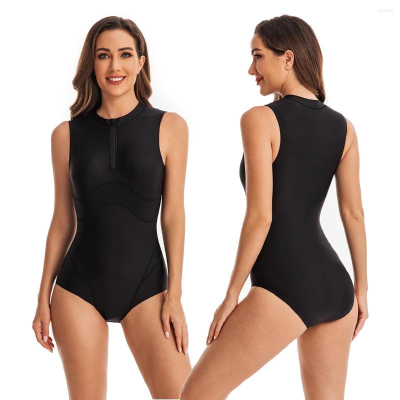 

Women' Swimwear Est Rashguard Sleeveless Swimsuit Women 2023 Beach Wear Water Sport Swimming Suits For, A1