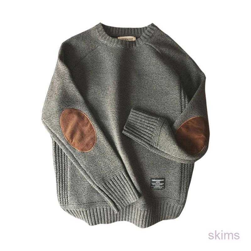 

23ss Men's Sweaters Men Pullover Sweater Autumn Fashion Casual Loose Thick O-neck Wool Knitted Oversize Harajuku Streetwear Knitwear M-5xl, Brown