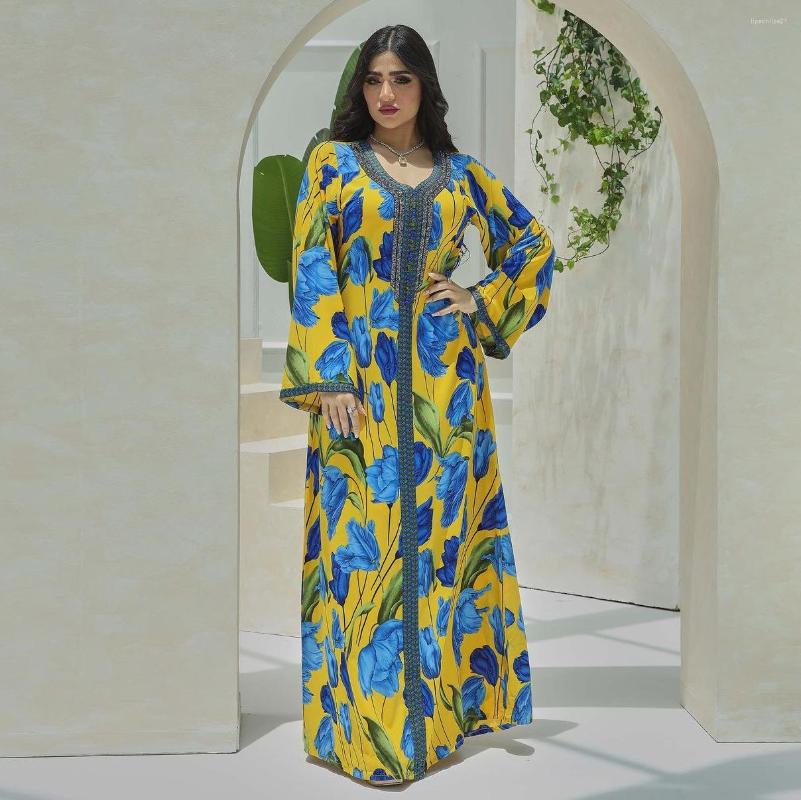 

Ethnic Clothing Abaya Dubai Kaftans Turkey Islam Arabic Muslim Dress Evening Dresses For Women Caftan Robe Femme Musulmane Longue Vestido