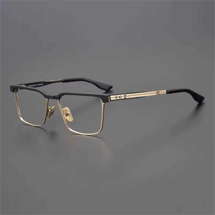 

Sunglasses 2023 new Japanese handmade ultra-light pure titanium large anti-blue myopia glasses frame
