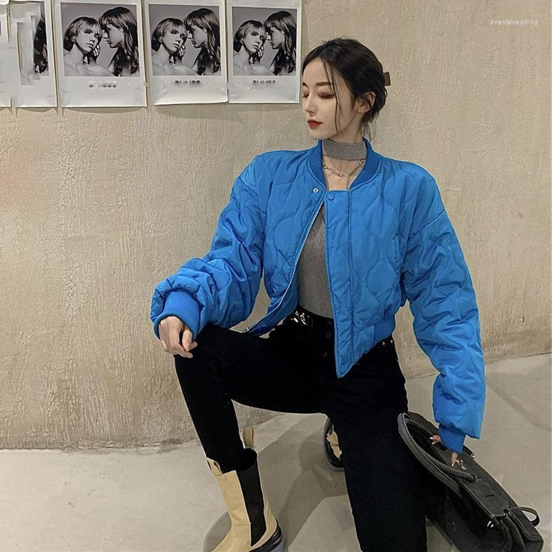 

Women' Trench Coats Women' Winter Loose Girl Student Thickened Baseball Quilted Cotton Jacket Female Warm Parkas, Black