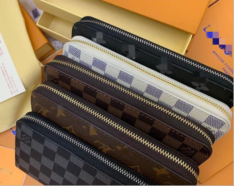 

23ss Designer Fashion women wallet Genuine Leather wallet single long zipper wallets lady ladies long classical purse with box card 60017 With Box and dustbag
