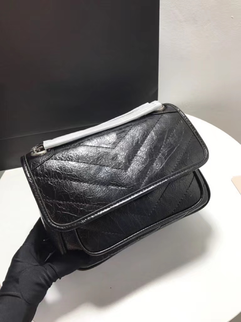 

Fashionable classic retro leather messenger bag flap large capacity designer shoulder bag chain crack real leather luxury messenger bag, Green