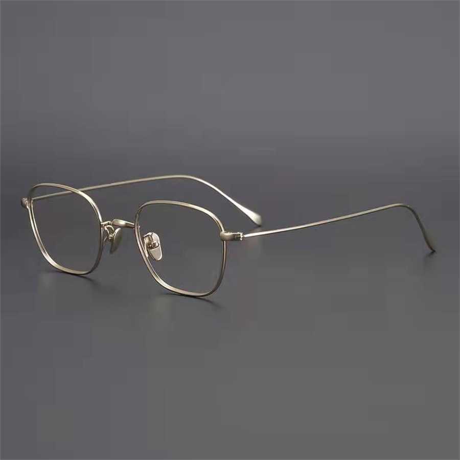 

Sunglasses 2023 new Japanese pure titanium ultra-light anti-blue myopia glasses frame