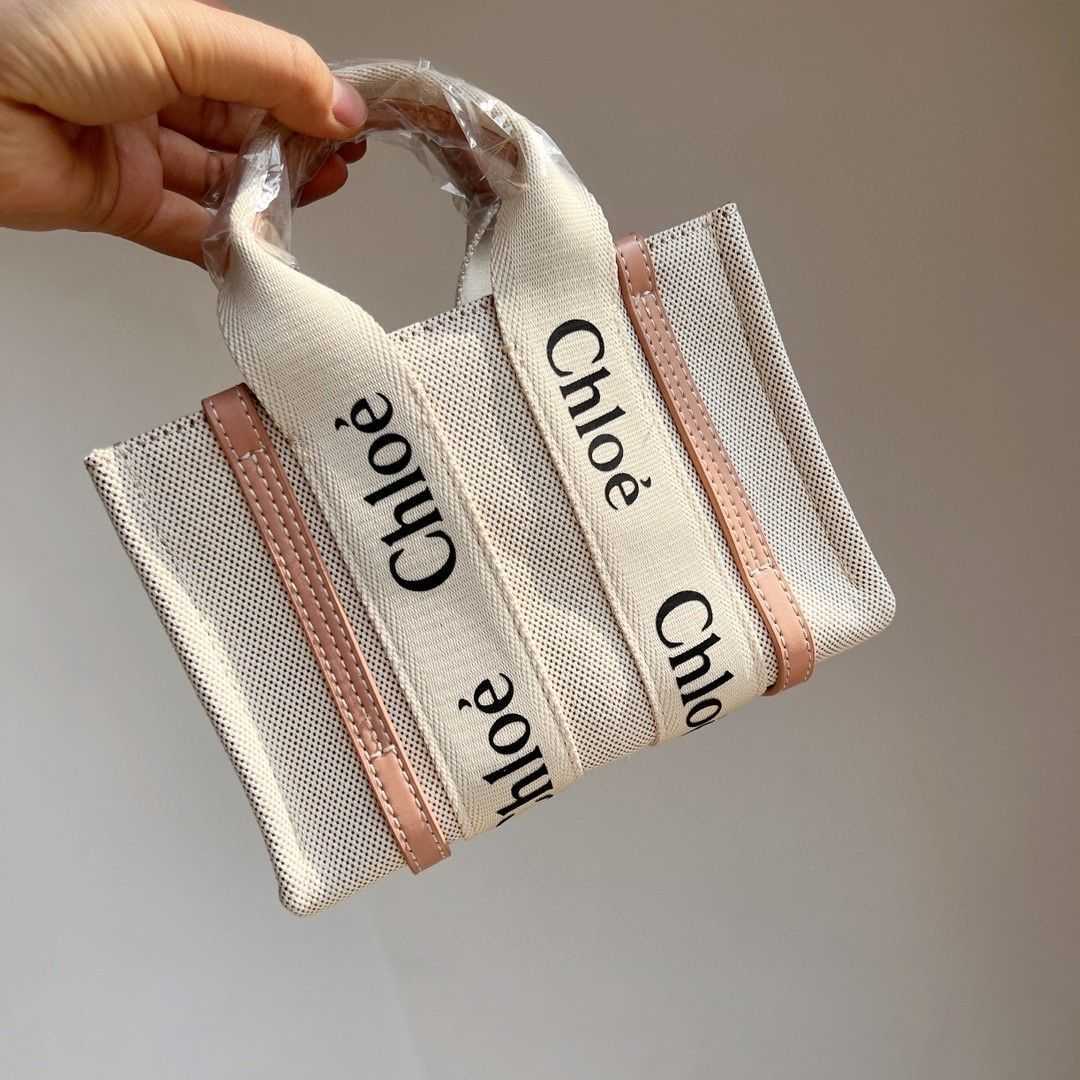 

woody Designer Tote Bag Style High-end Inspection! Bill Genuine Star French New Three-in-one Canvas of Lading Shoulder Messenger JVAI