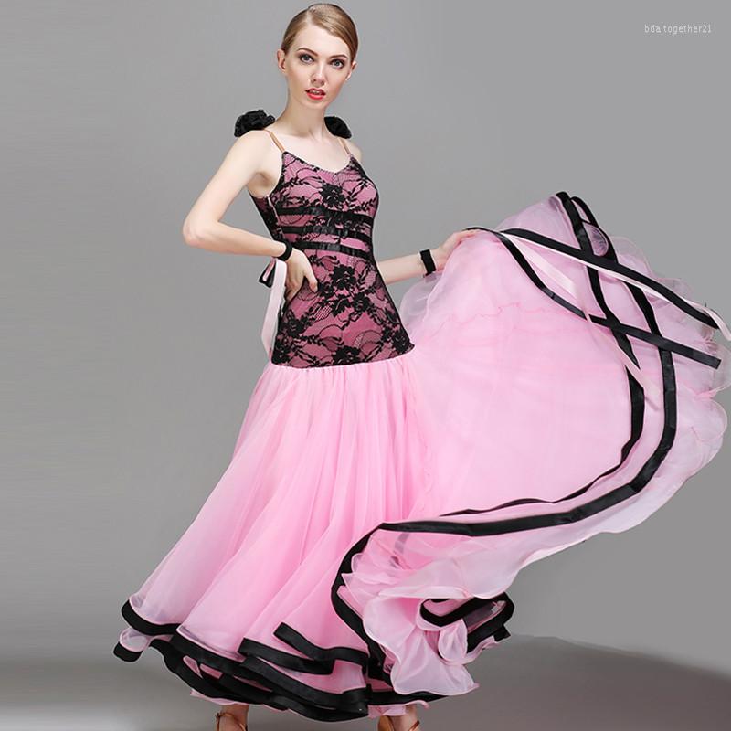 

Stage Wear Green Ballroom Dance Competition Dresses Waltz Standard Dancing Clothes Modern Costumes