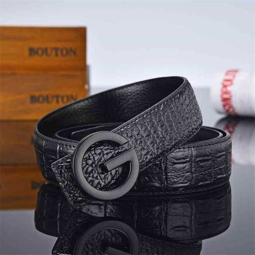 

Designer belts 2023 Aoluolan Letter High Quality Cowhide Mens Woman Belts Casual Fashion Smooth buckle Belt Width 3.4cm VIKS factory outlet